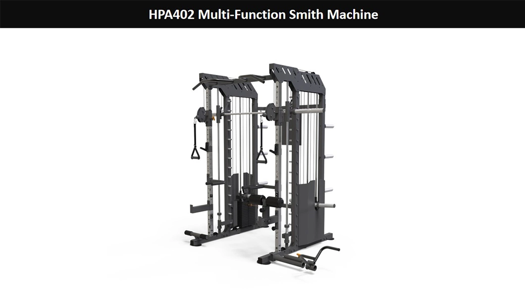 Light Commerical Fitness Equipment with CE/En957/TUV/SGS/OHSAS Multi-Functional Strength Trainer Body Building Fitness/Home Gym Smith Machine with Power