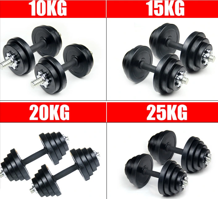 Home Fitness Equipment Adjustable Barbell Male Fitness Dumbbel Set for Women and Men