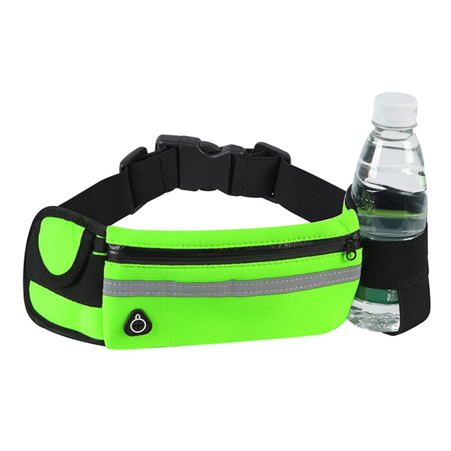 Custom Logo Running Waist Bags Water Bottle Holder Outdoor Camping Hiking Fitness Men Women Bicycle Cycling Belt Sports Fanny Packs Travel Bag