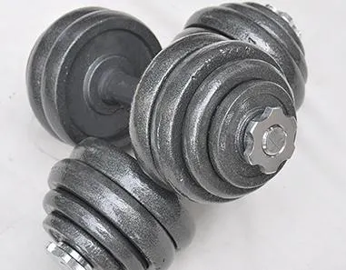 Weightlifting Fitness Adjustable Dumbbell Barbell Chrome Dumbbell Set