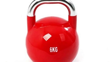 Fonte/Steel Power/Vinyle/Manteau en néoprène/Revêtement/Revêtement Compétition/Entraînement/Fitness/Bien-être/Crossfit/Entraînement/Exercice Kettlebell pour Gym et Compétition