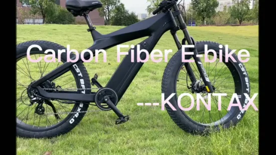 Kontax 48V13ah vélo électronique 1000W fibre de carbone Ebike pédale assistance vélo grosse roue vélo électrique