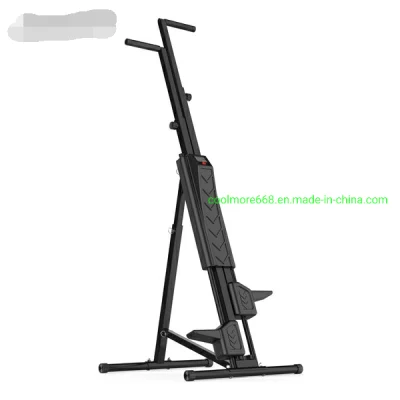 Vertical Climber Home Gym Exercise Pliant Machine d'escalade Vélo d'exercice pour Home Body Trainer Stepper Cardio Workout Training Poignées antiadhésives Jambes Bras ABS