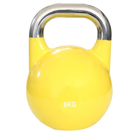 La Chine prix bon marché poudre de couleur peinte en fonte Kettlebell Kettlebell multifonctionnel