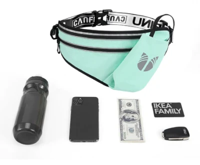 Running Sports Jogging Fitness Workout Fanny Pack Sac de taille léger avec porte-bouteille d'eau Bl17796