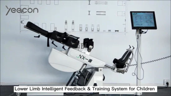 Équipement médical robotique de table d'inclinaison d'équipement de réadaptation de membre inférieur d'enfants