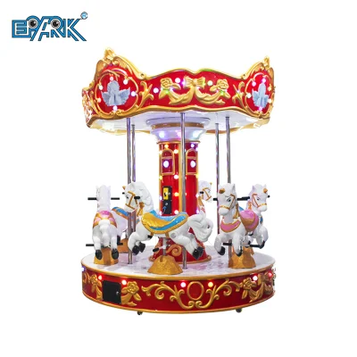 Manèges d'amusement Machine de jeu de chevaux de carrousel de Kiddie de 6 sièges