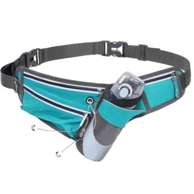 Vente chaude OEM Logo Personnalisé Meilleur Sport Taille Sac Fitness Fanny Pack Ceinture Bumbag avec Porte-Gobelet Bouteille D'eau pour Gym Running